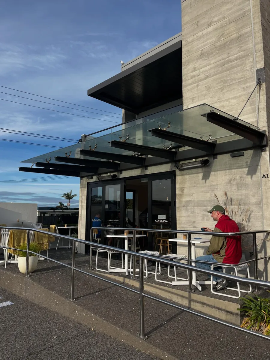 Kawakawa at Salt exterior terrace with outdoor seating